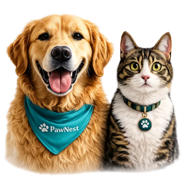 A dog and cat