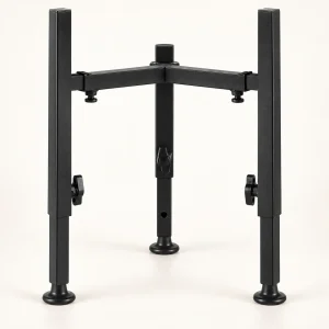Adjustable Dog Bowl Stand – Black, Stand Only – product view