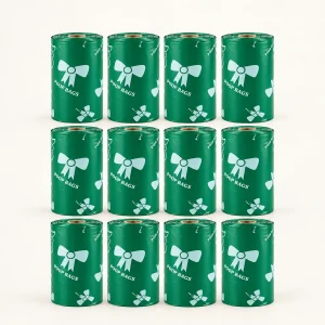 Dog Waste Bag Refills – Green, 180 Bags – product view