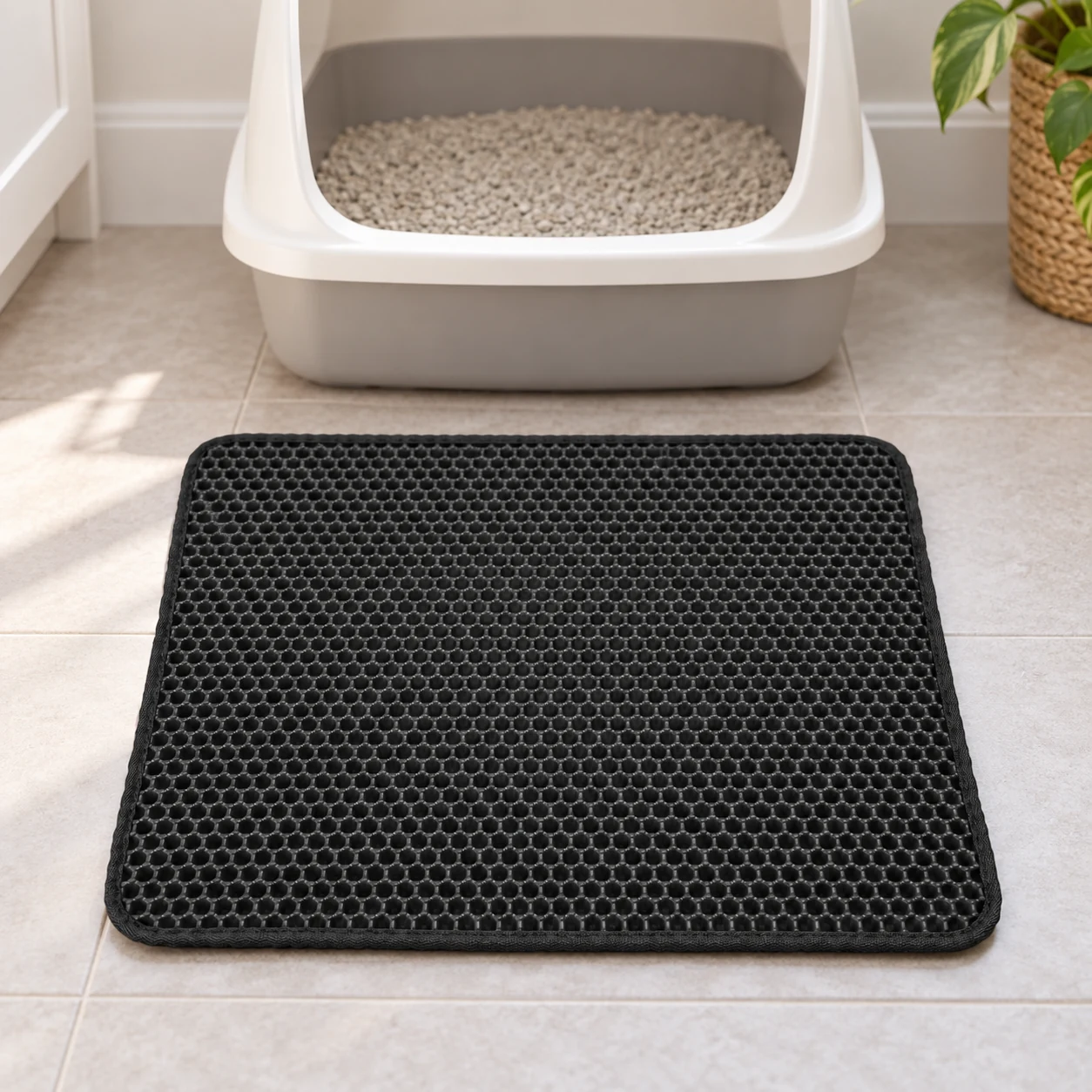 How to Choose and Clean a Cat Litter Mat