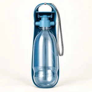 Portable Dog Water Bottle with Drinking Tray – product view